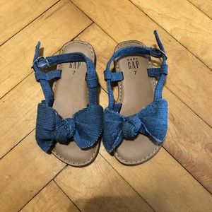 Chambray Jean Sandal